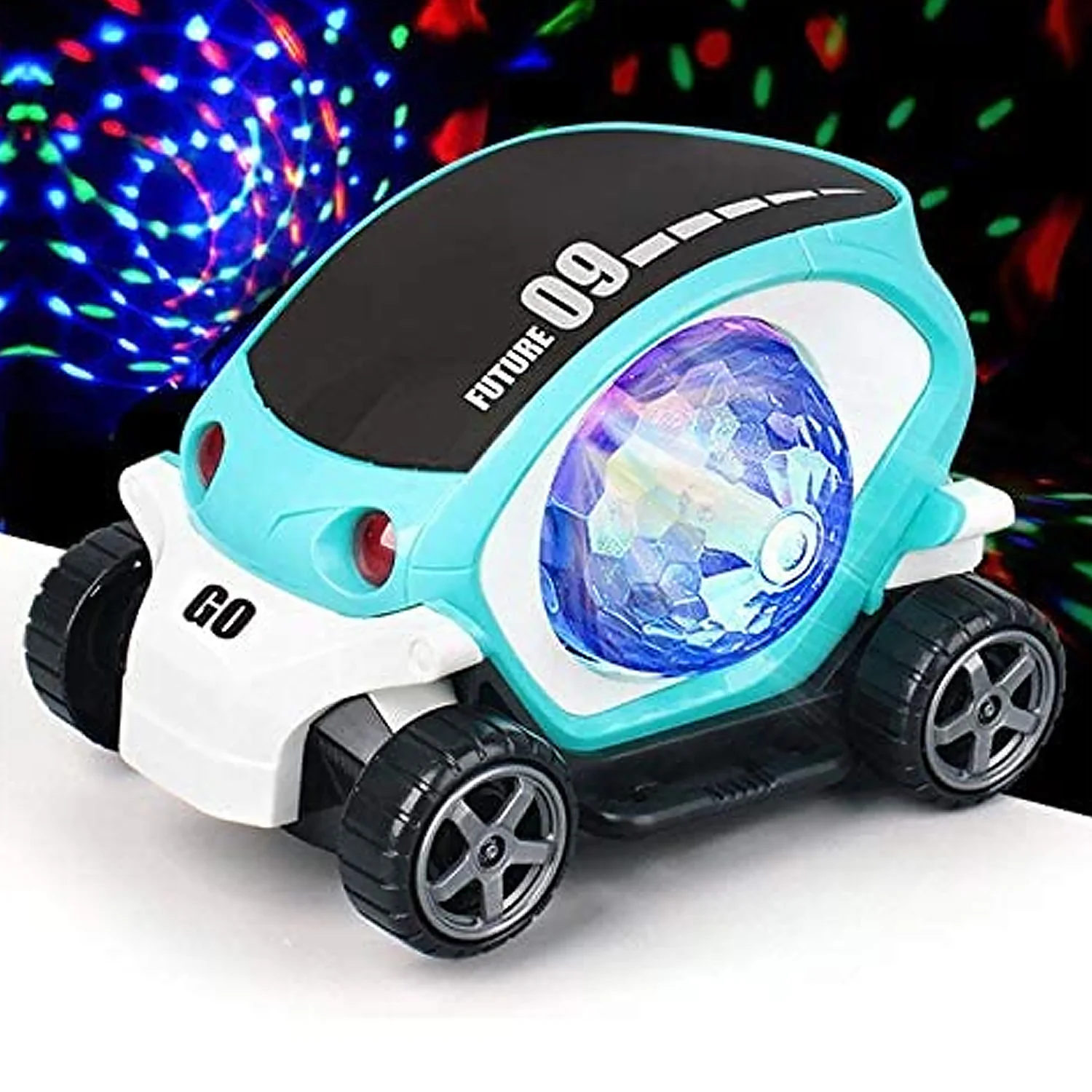 PLASTIC 360 DEGREE ROTATING STUNT CAR TOY FOR KIDS - Image 3